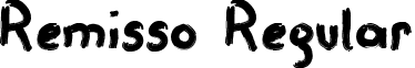 Remisso Regular font - Remisso.ttf