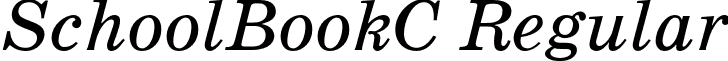 SchoolBookC Regular font - SchoolBookC-Italic.otf