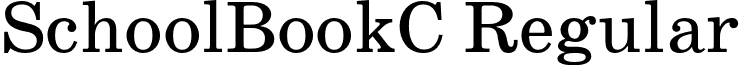 SchoolBookC Regular font - SchoolBookC.otf