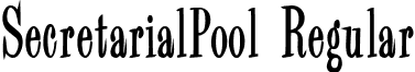 SecretarialPool Regular font - SecretarialPool.ttf