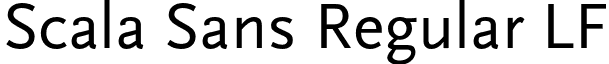 Scala Sans Regular LF font - ScalaSans-RegularLF.otf