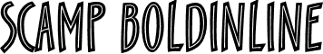 Scamp BoldInline font - ScampBoldInline.otf