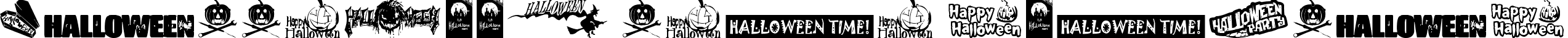 Halloween Logo Regular font - Halloween Logo.ttf