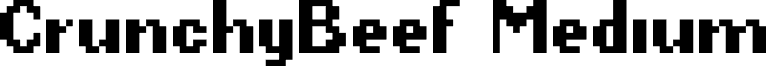 CrunchyBeef Medium font - CrunchyBeef.ttf