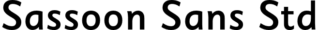 Sassoon Sans Std font - SassoonSansStd-Medium.otf