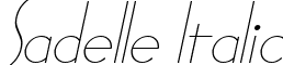 Sadelle Italic font - Sadelle_Italic.ttf