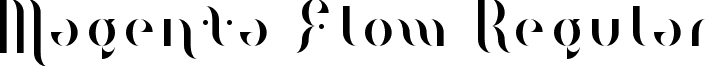 Magenta Flow Regular font - Magenta Flow.ttf