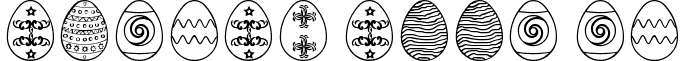 Easter eggs ST font - Easter eggs ST.ttf