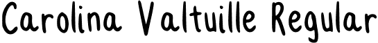 Carolina Valtuille Regular font - Carolina_Valtuille.ttf