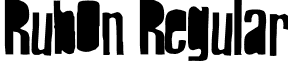 RubOn Regular font - RubOn.otf