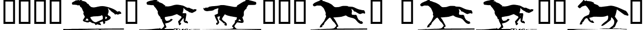 RunningHorses Regular font - RunningHorses.ttf