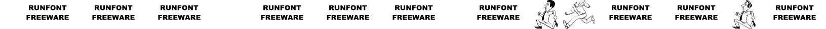 RUNFONT Regular font - RUNFONT.ttf