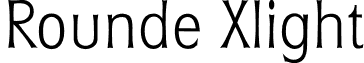 Rounde Xlight font - Rounde-Xlight.otf