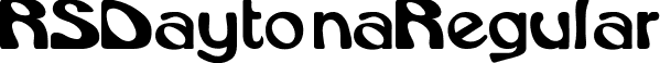 RSDaytona Regular font - RSDaytona.ttf