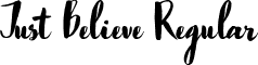 Just Believe Regular font - Just_Believe.ttf