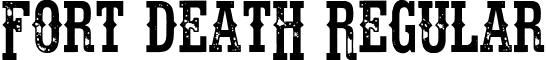 Fort Death Regular font - FortDeath.ttf