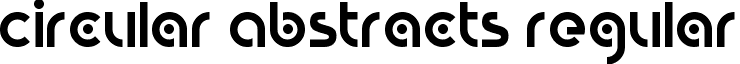 Circular Abstracts Regular font - Circular Abstracts.ttf
