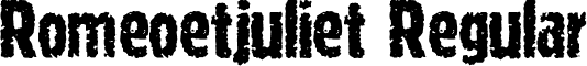 Romeoetjuliet Regular font - Romeoetjuliet.otf