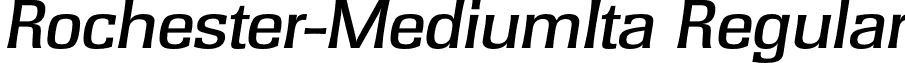 Rochester-MediumIta Regular font - Rochester-MediumIta.otf