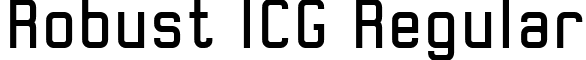 Robust ICG Regular font - Robust_ICG.ttf