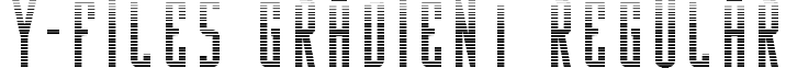 Y-Files Gradient Regular font - yfilesgrad.ttf