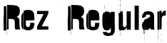 Rez Regular font - Rez.otf