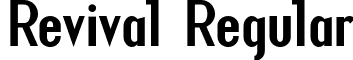 Revival Regular font - Revival.otf