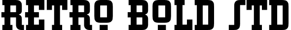 Retro Bold Std font - RetroBoldStd-Condensed.otf