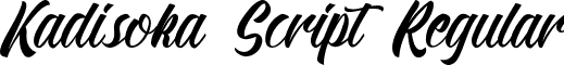 Kadisoka Script Regular font - Kadisoka_Script.ttf