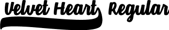 Velvet Heart* Regular font - Velvet Heart Font.ttf