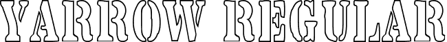 Yarrow Regular font - Yarrow.ttf