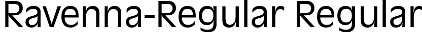 Ravenna-Regular Regular font - Ravenna-Regular.otf