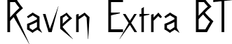 Raven Extra BT font - Raven_Extra_BT.ttf