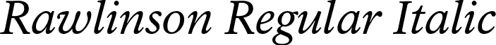 Rawlinson Regular Italic font - Rawlinson_Regular_Italic.otf