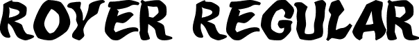 Royer Regular font - ROYER___.TTF