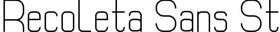 Recoleta Sans St font - Recoleta_Sans_St.ttf
