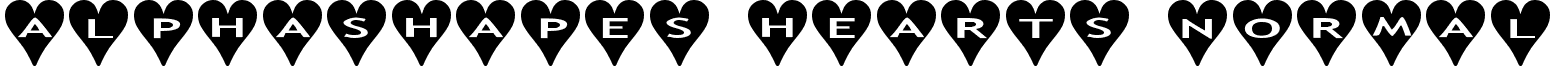 AlphaShapes hearts Normal font - ashearts.ttf