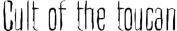 Cult of the toucan font - Cult_of_the_toucan.ttf