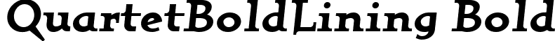QuartetBoldLining Bold font - QuartetBoldLining_Bold.ttf
