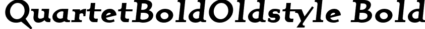 QuartetBoldOldstyle Bold font - QuartetBoldOldstyle_Bold.ttf