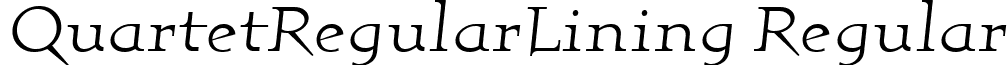 QuartetRegularLining Regular font - QuartetRegularLining_Regular.ttf