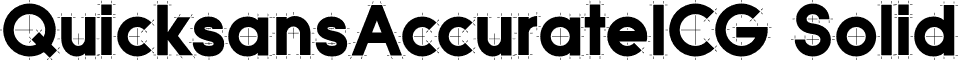 QuicksansAccurateICG Solid font - QuicksansAccurateICG-Solid.otf