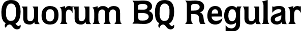 Quorum BQ Regular font - QuorumBQ-Bold.otf