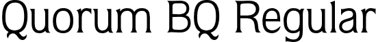 Quorum BQ Regular font - QuorumBQ-Book.otf