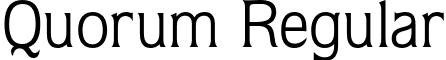 Quorum Regular font - Quorum-Book.otf