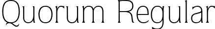 Quorum Regular font - Quorum-Light.otf