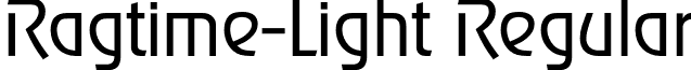 Ragtime-Light Regular font - Ragtime-Light.otf