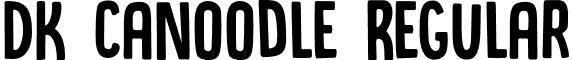 DK Canoodle Regular font - DK Canoodle.otf