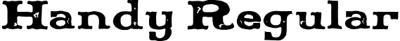 Handy Regular font - FontSpace-Handy.ttf