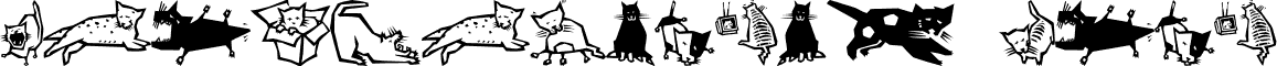 QuadruPetsEF Cats font - QuadruPetsEF-Cats.otf